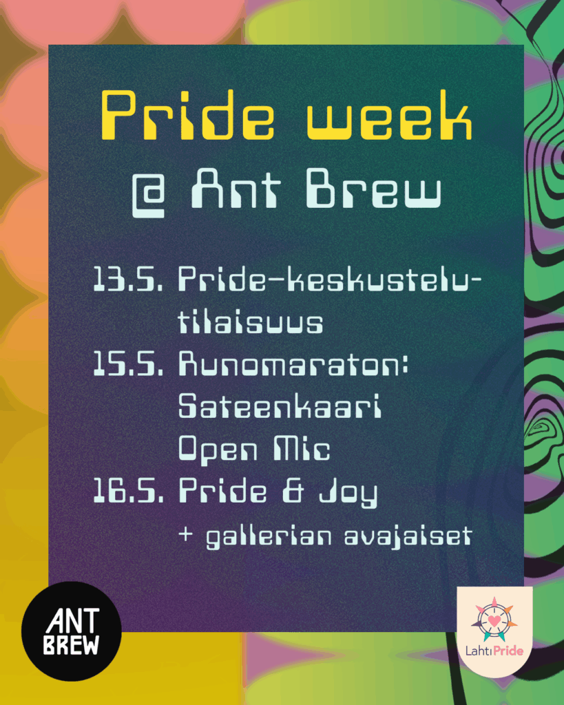 PRIDE WEEK @ ANT BREW